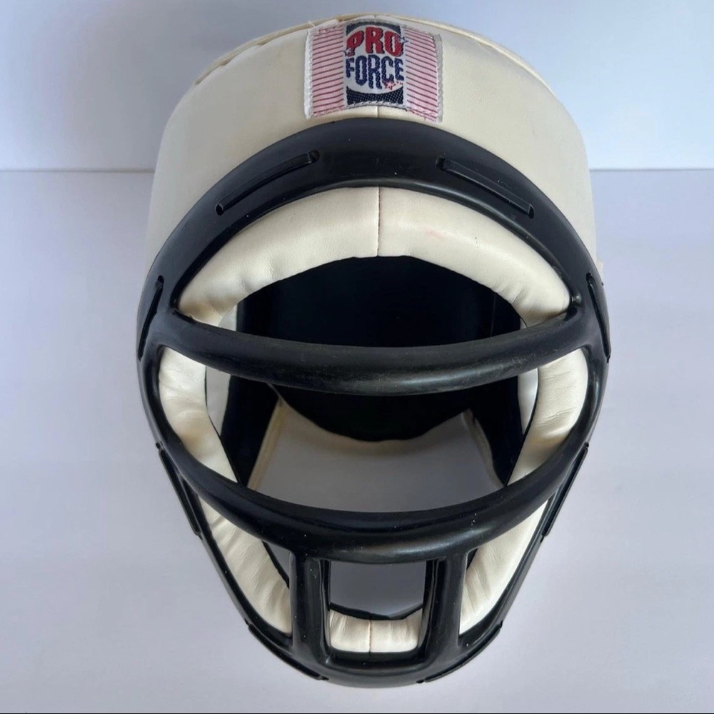 ProForce Headgear with Face Cage in White XL Size